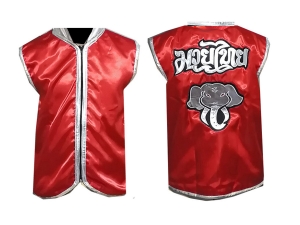 Kanong Custom Boxing Cornerman Jacket : Red Elephant